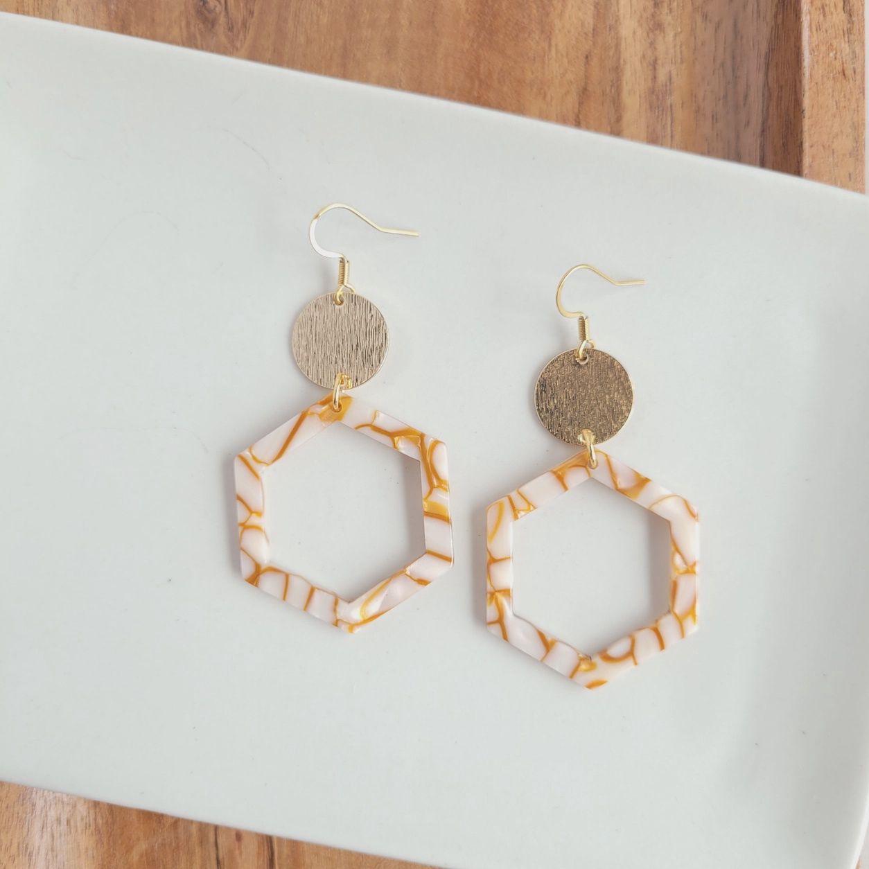 Lennox Earrings | Pumpkin Spice Earrings