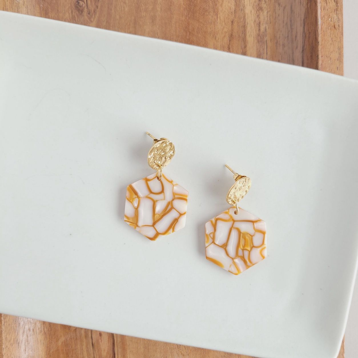 Roxy Earrings | Pumpkin Spice