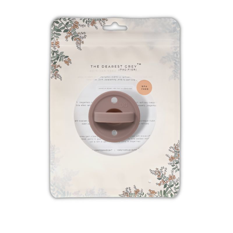 The Mod Pacifier | Natural Nipple | Mauve