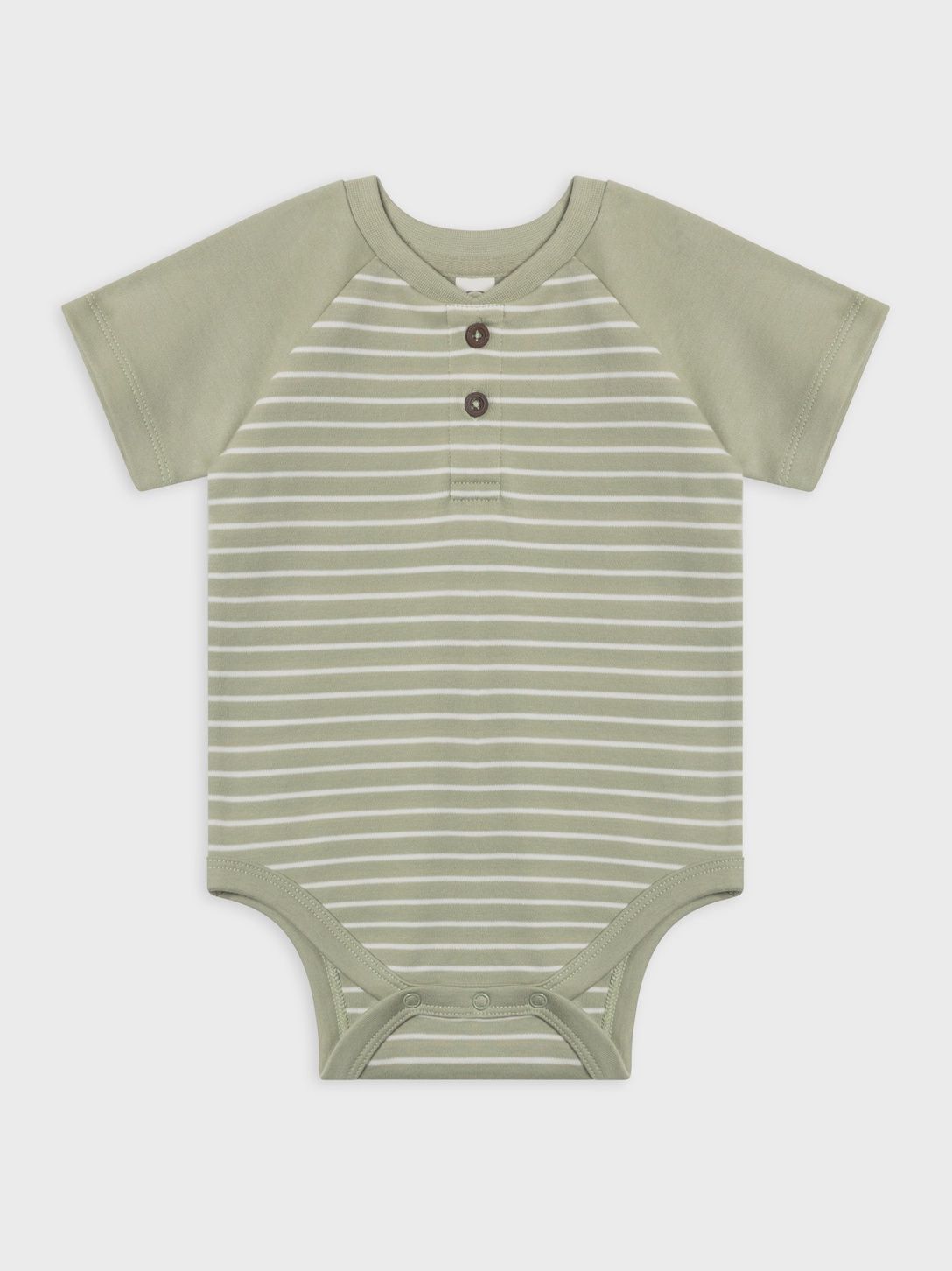 Sosa Raglan Bodysuit | Davis Stripe / Mint