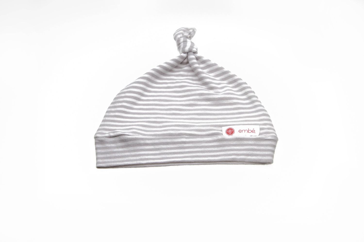 Gray Stripe | Top Knot Hat
