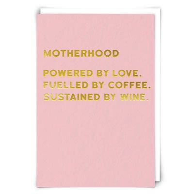 Motherhood Greetings Card
