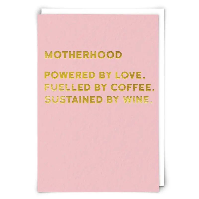 Motherhood Greetings Card