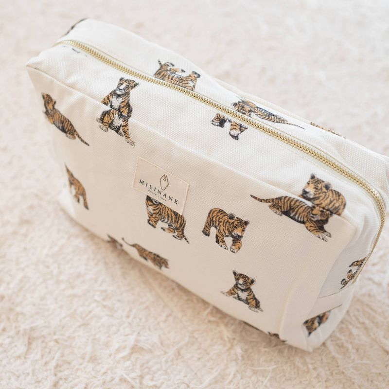 Beauty Case - THELMA - Tiger/Milk