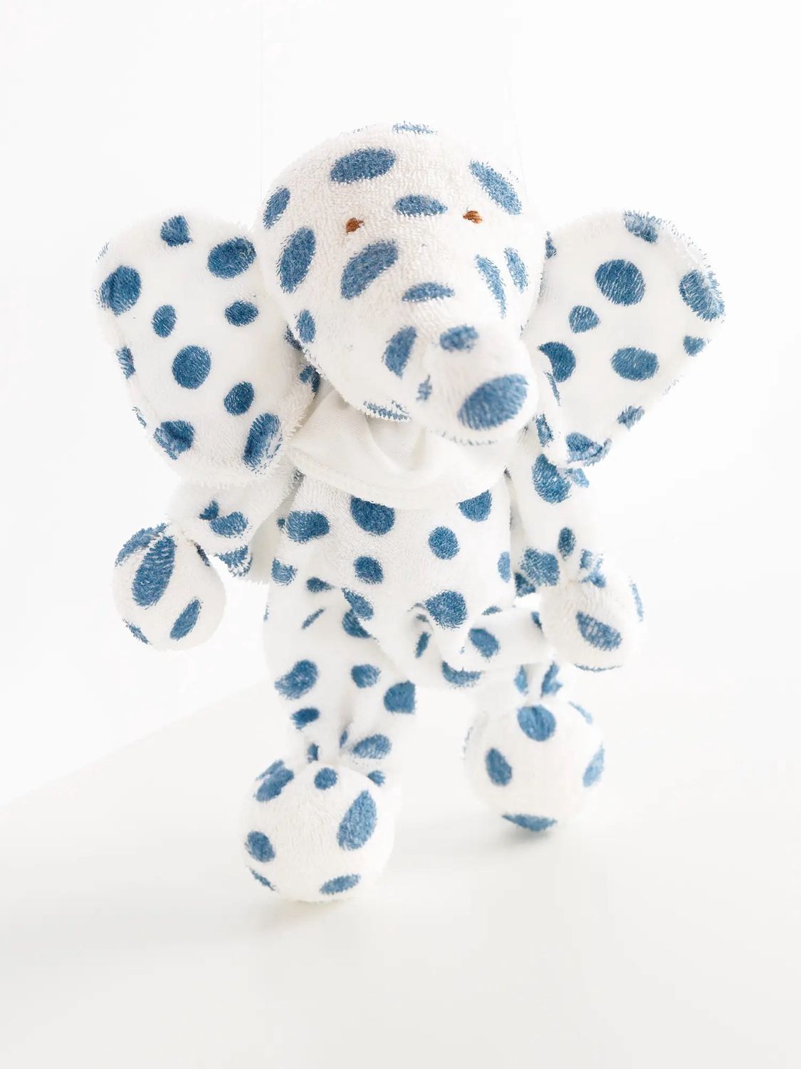 Ziggy the Organic Elephant Lovey - Polka Dot