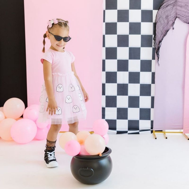 Ghost Sequin Short Sleeve Tutu Dress