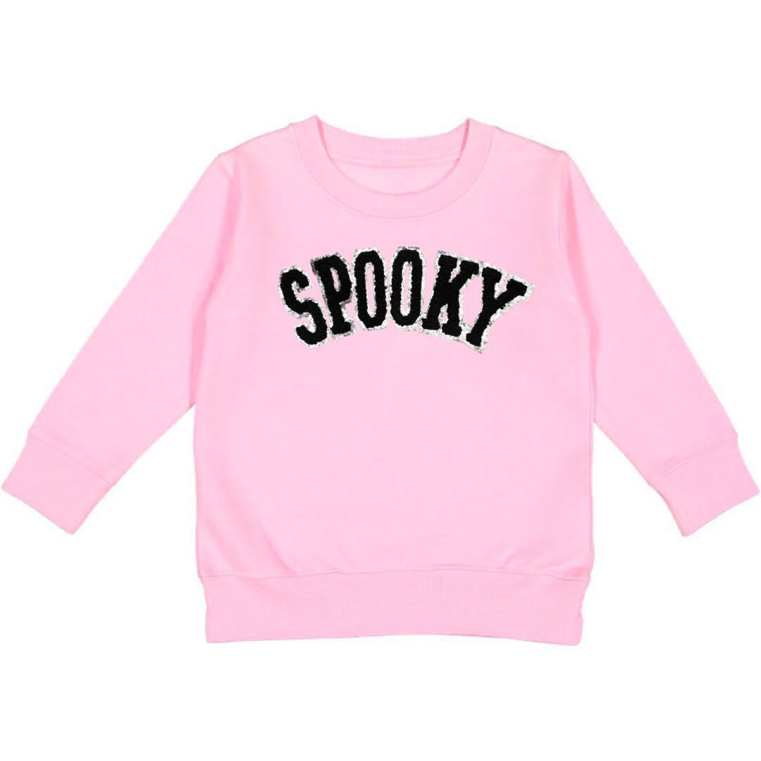 Spooky Patch Sweatshirt | Pink