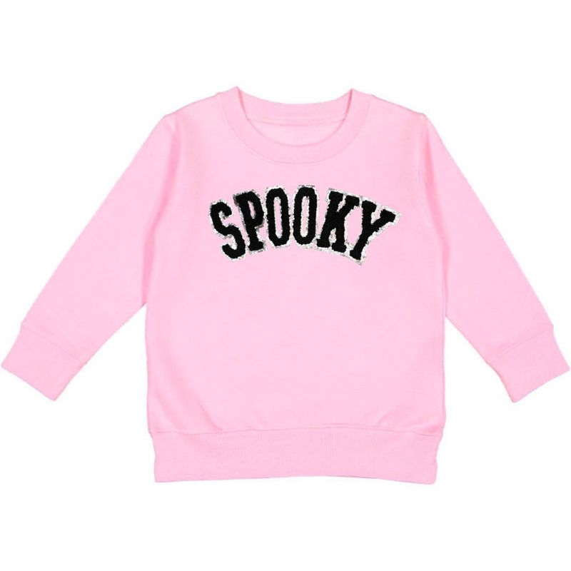Spooky Patch Sweatshirt | Pink