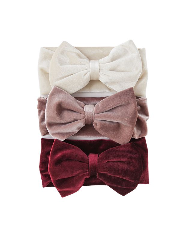 Oversized Bow Velour