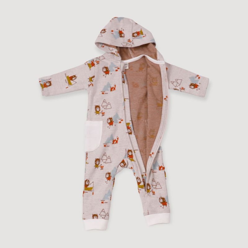 Camping Bear + Fox Romper