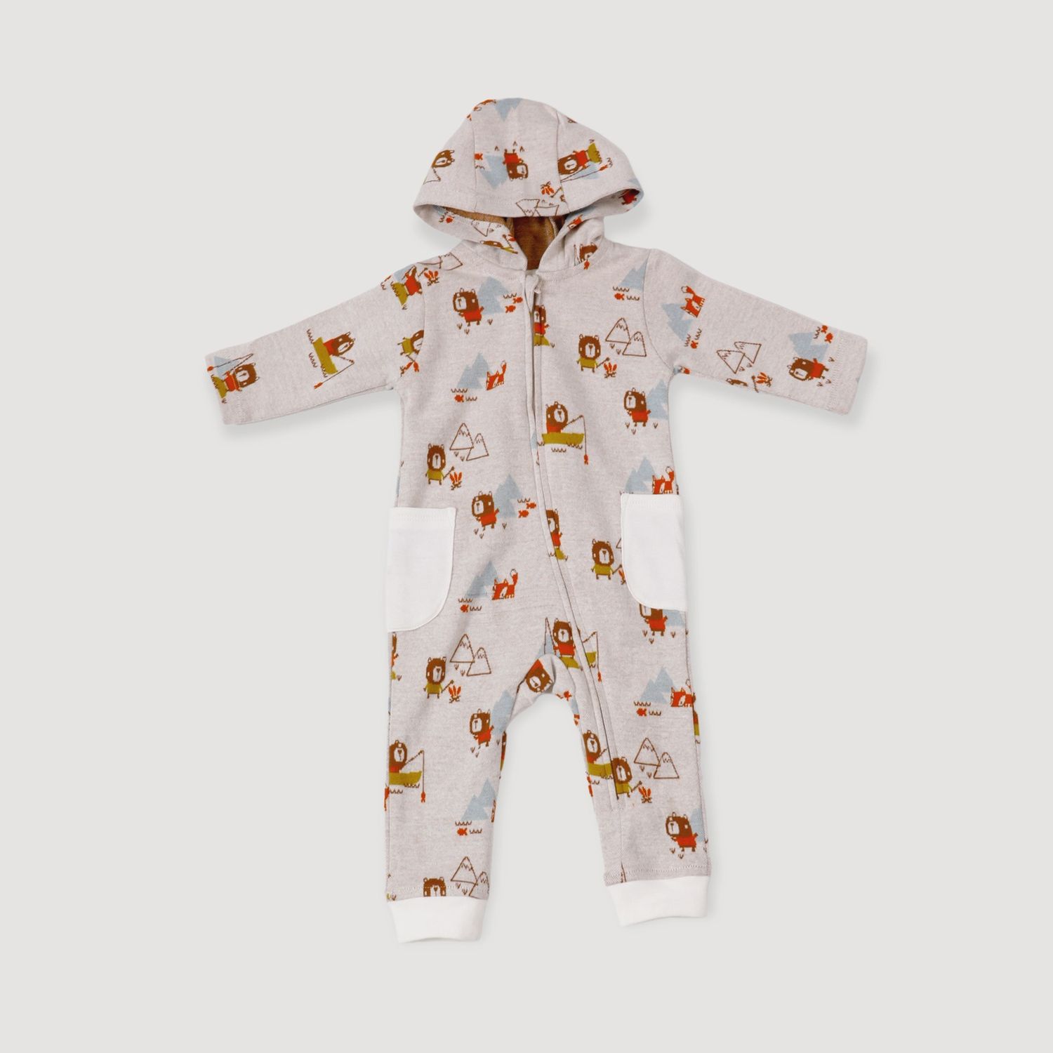 Camping Bear + Fox Romper