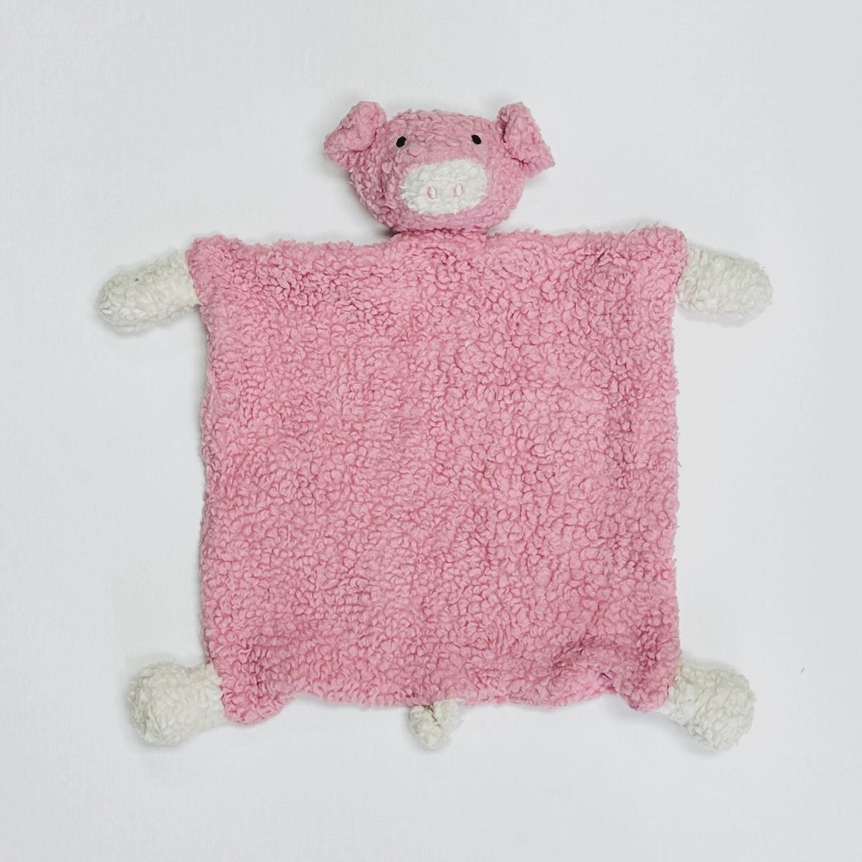Sherpa Lovey Security Blanket - Pig
