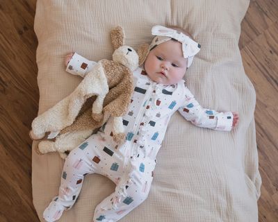 Presents Zipper Footie Romper