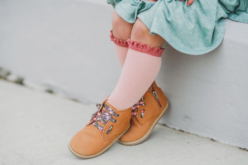 Lace Top Knee High Sock