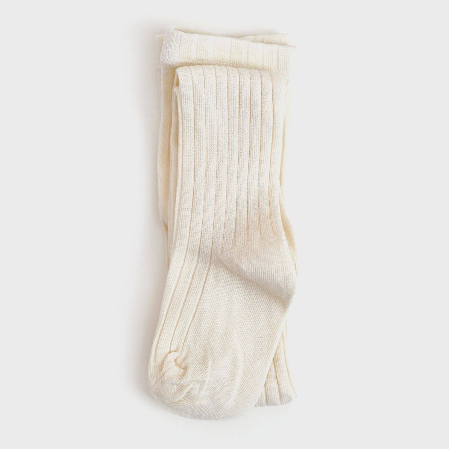 Ribbed Knit Tights | Ivory
