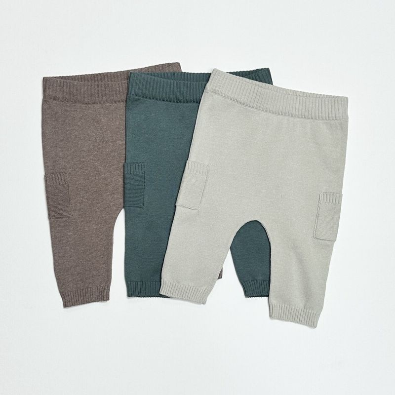 Side Pocket Sweater Knit Pants