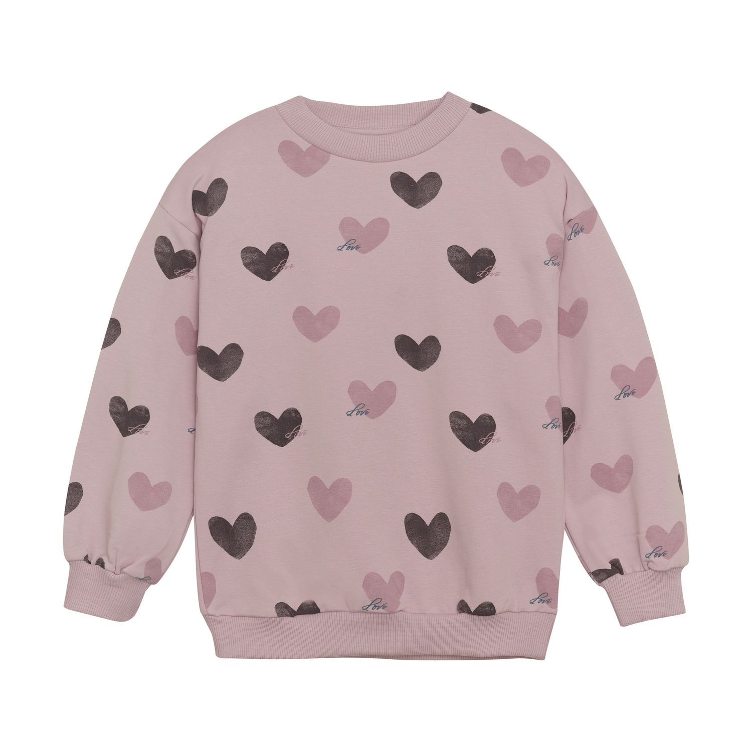 Heart Sweatshirt | Dawn Pink