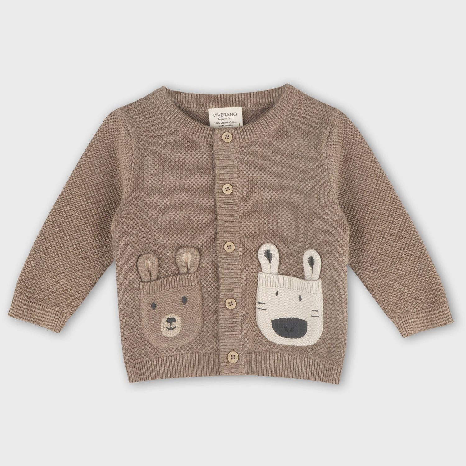 Animal Pocket Cardigan