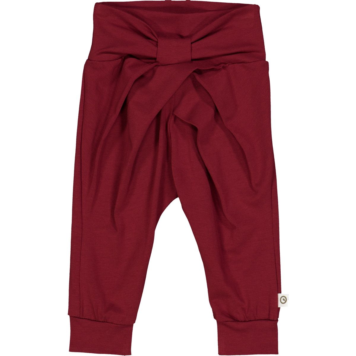 Cozy Bow Pants | Cabernet