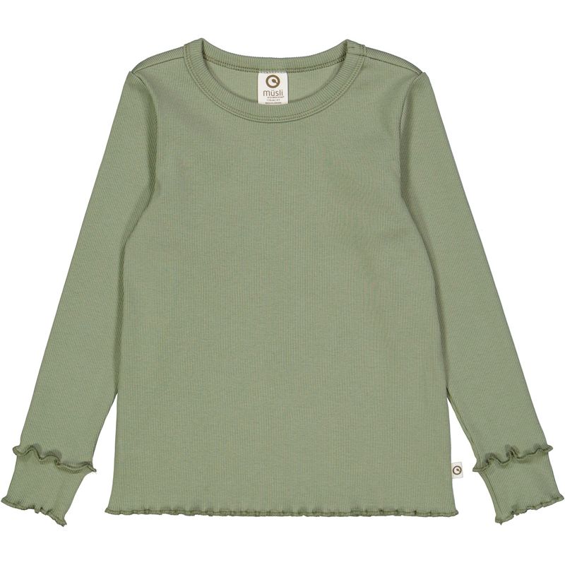 Cozy Rib Deco LS Shirt | Poetry Green