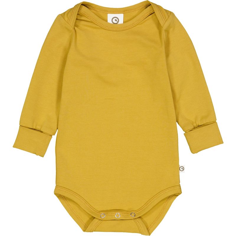 Cozy LS Bodysuit | Mustard