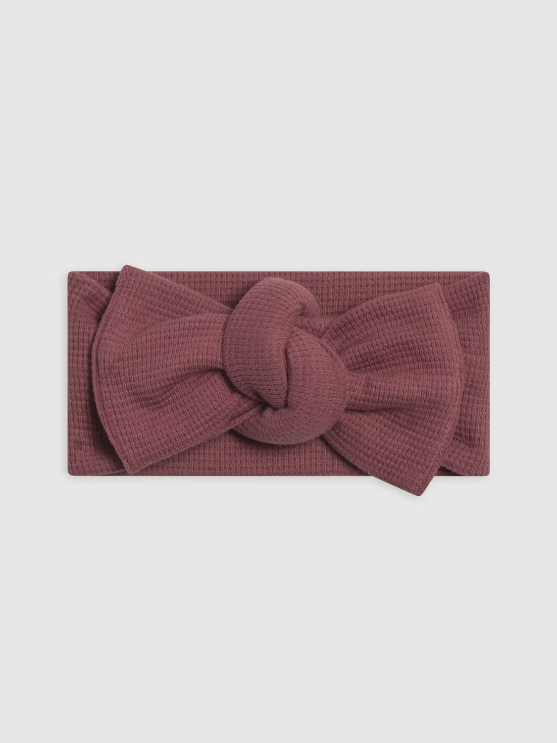 Waffle Bow Wrap | Mulberry