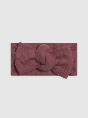 Waffle Bow Wrap | Mulberry