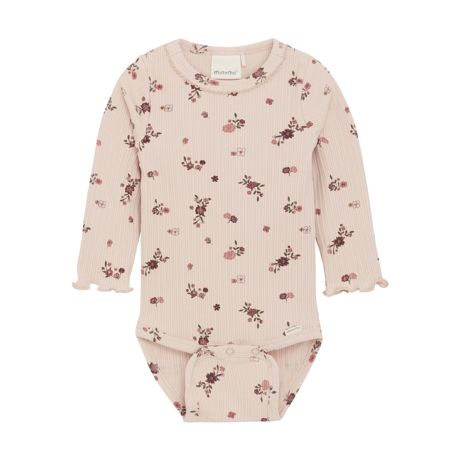 Rib LS Bodysuit | Sepia Rose