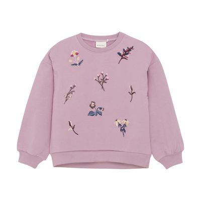 Embroidered Sweatshirt | Orchid Haze
