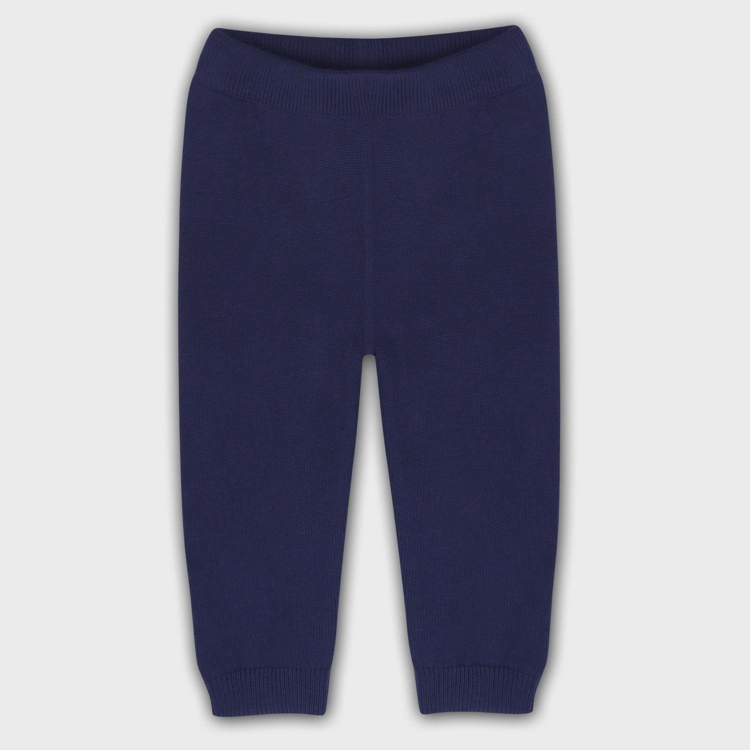 Pocket Sweater Knit Pants | Navy Blue