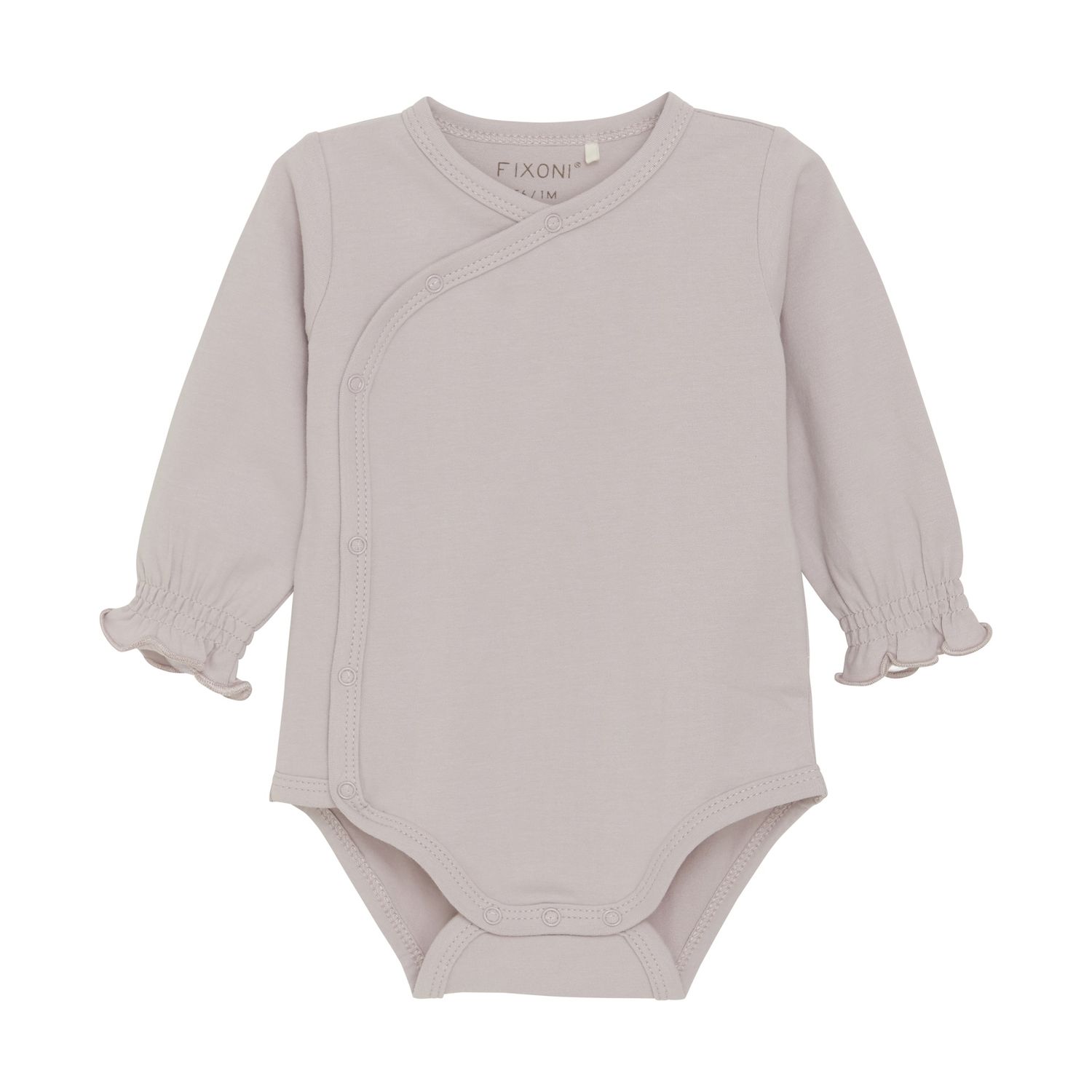 Cloud Gray Wrap Bodysuit