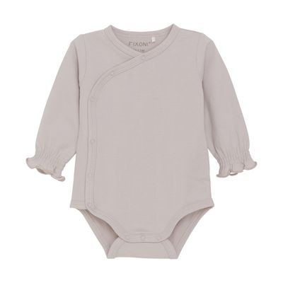 Cloud Gray Wrap Bodysuit