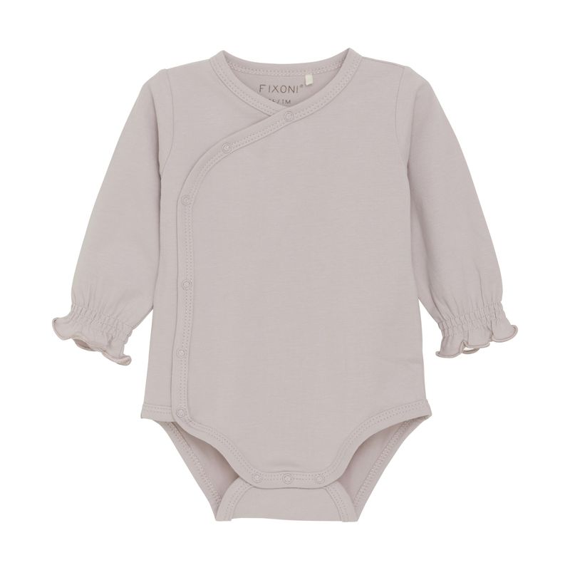 Cloud Gray Wrap Bodysuit