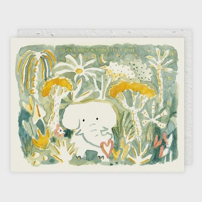 Elephant Love | Baby Card