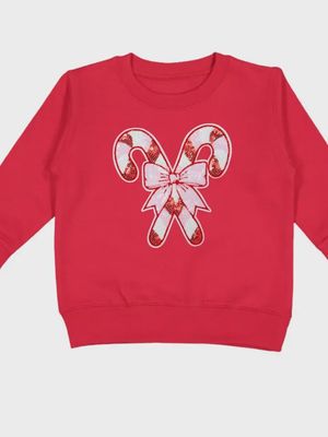 Candy Cane Patch Sweatshirt