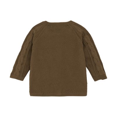 Knit Cardigan | Sepia