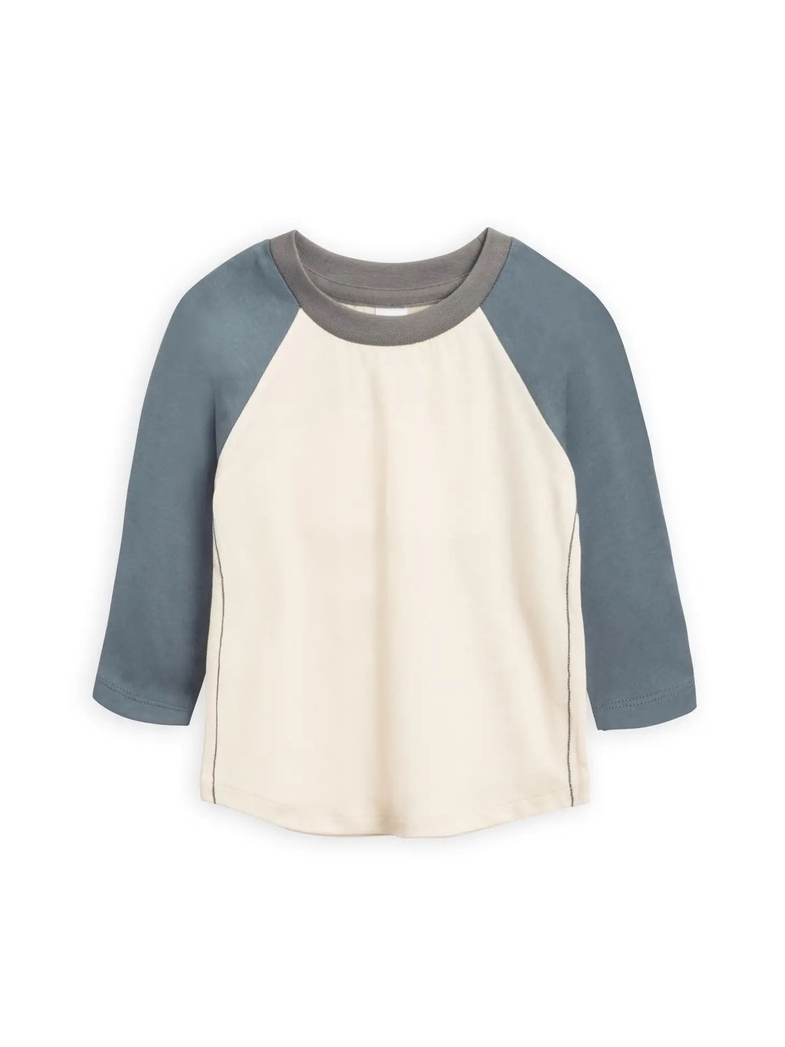 Louie Baseball Tee | Natural / Harbor