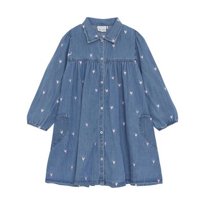 Heart Dress | Ensign Blue