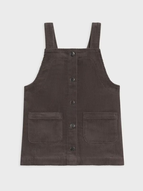 Clemmie Corduroy Jumper Dress | Ash