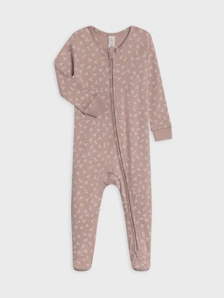 Peyton Footed Sleeper | Wilda Floral + Wren