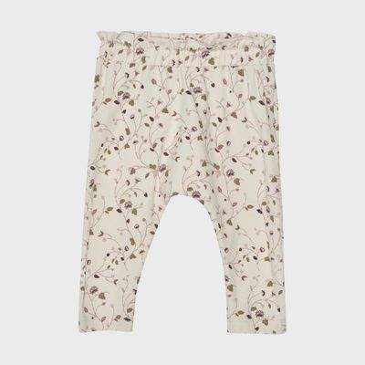 Pants AOP Floral Sandshell