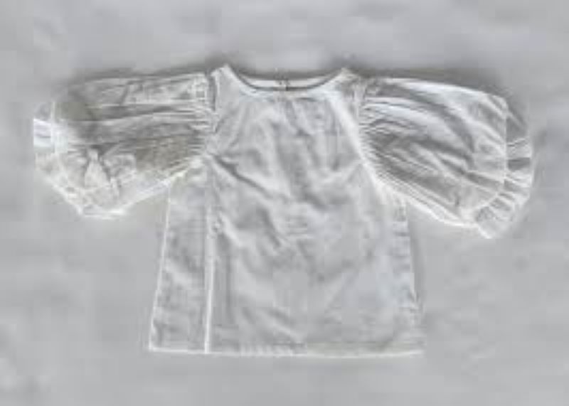 Ivory Balloon Slv Baby Top