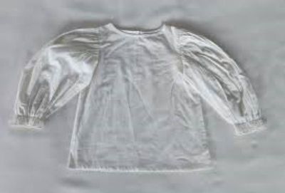 Ivory Puff Slv L/S Baby Top