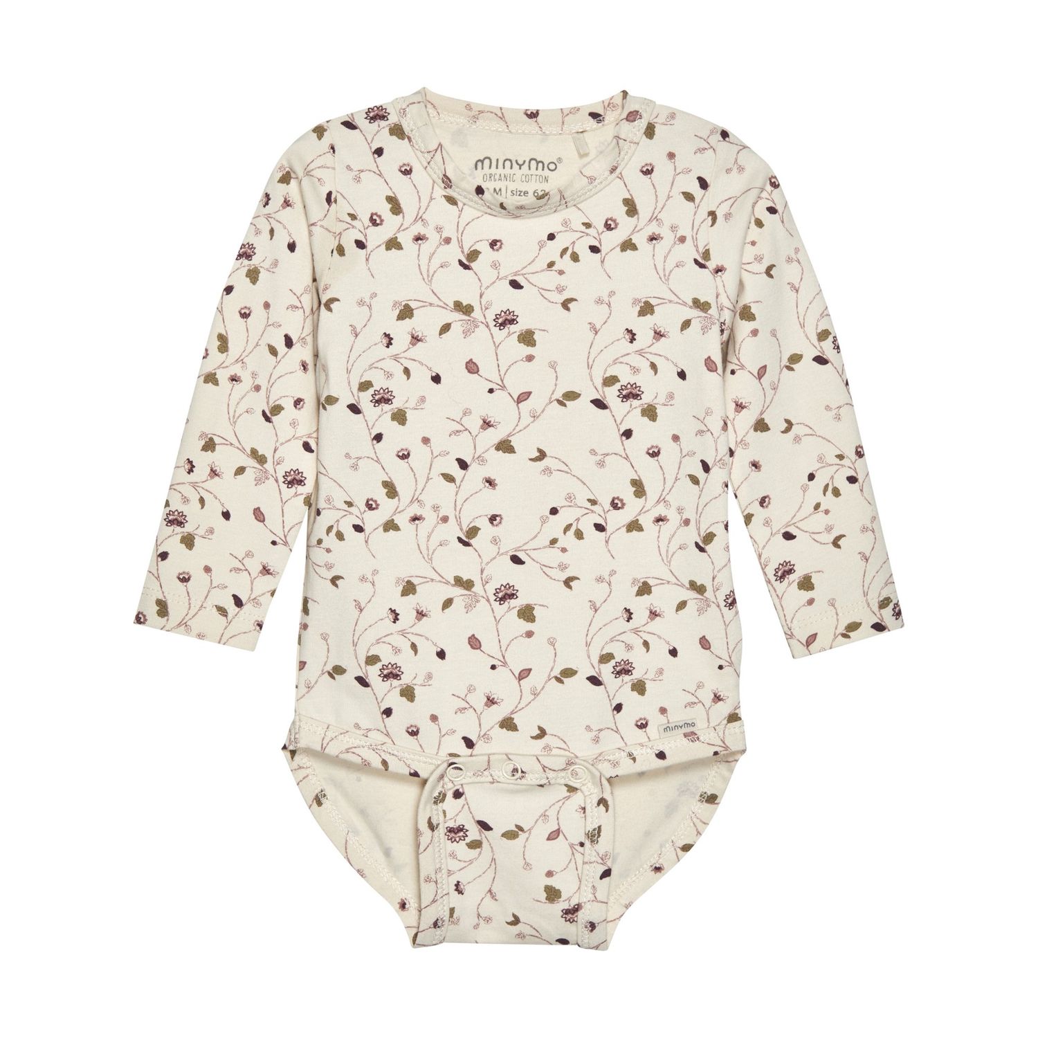 Bodysuit LS Floral | Sandshell