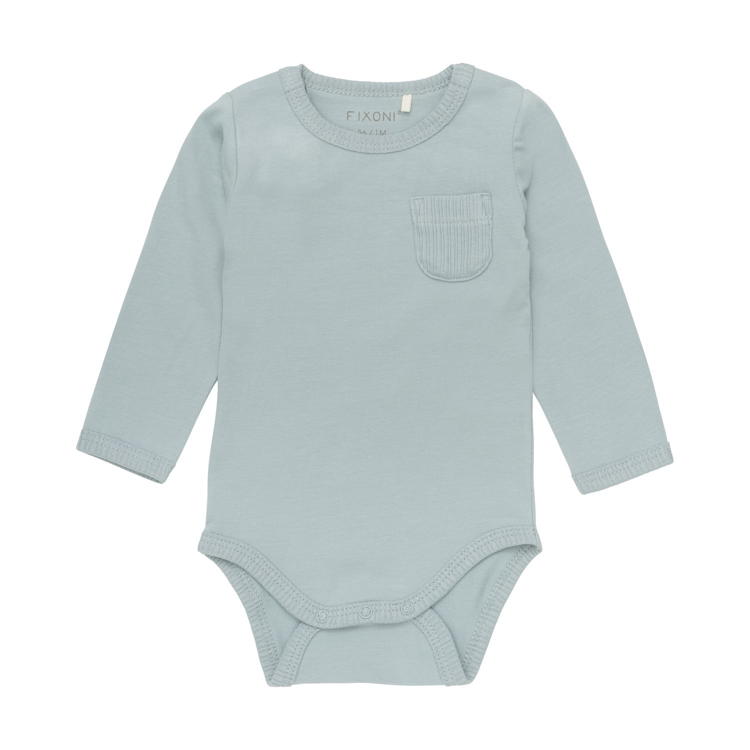 Silver Blue Long Sleeve BodySuit