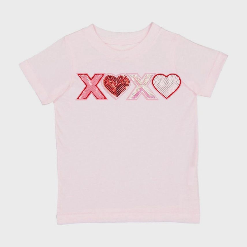 XOXO Sequin Patch TShirt