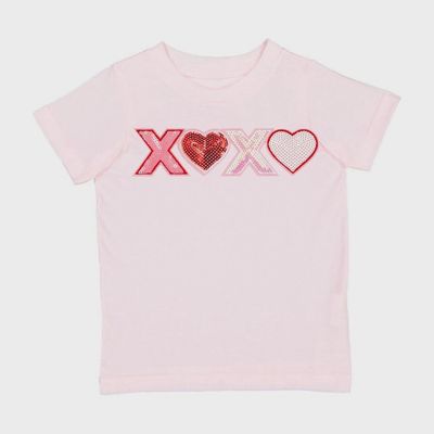 XOXO Sequin Patch TShirt