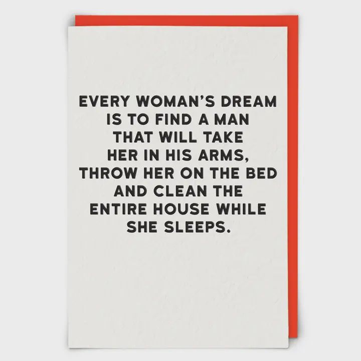 Woman&#39;s Dream Greeting Card