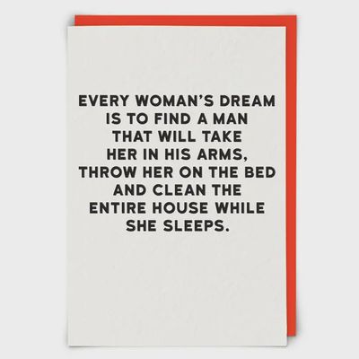Woman's Dream Greeting Card