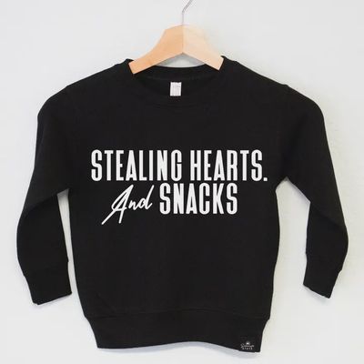 Stealing Hearts &amp; Snacks Sweatshirt